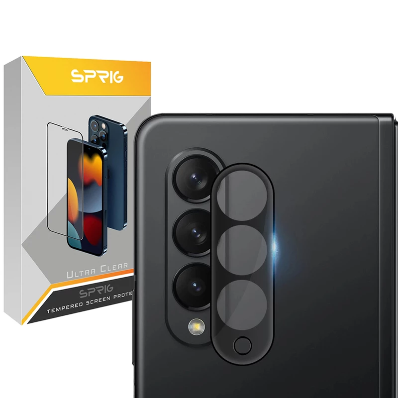 محافظ لنز دوربین اسپریگ مدل 3D-SP مناسب برای گوشی موبایل سامسونگ Galaxy Z Fold 4