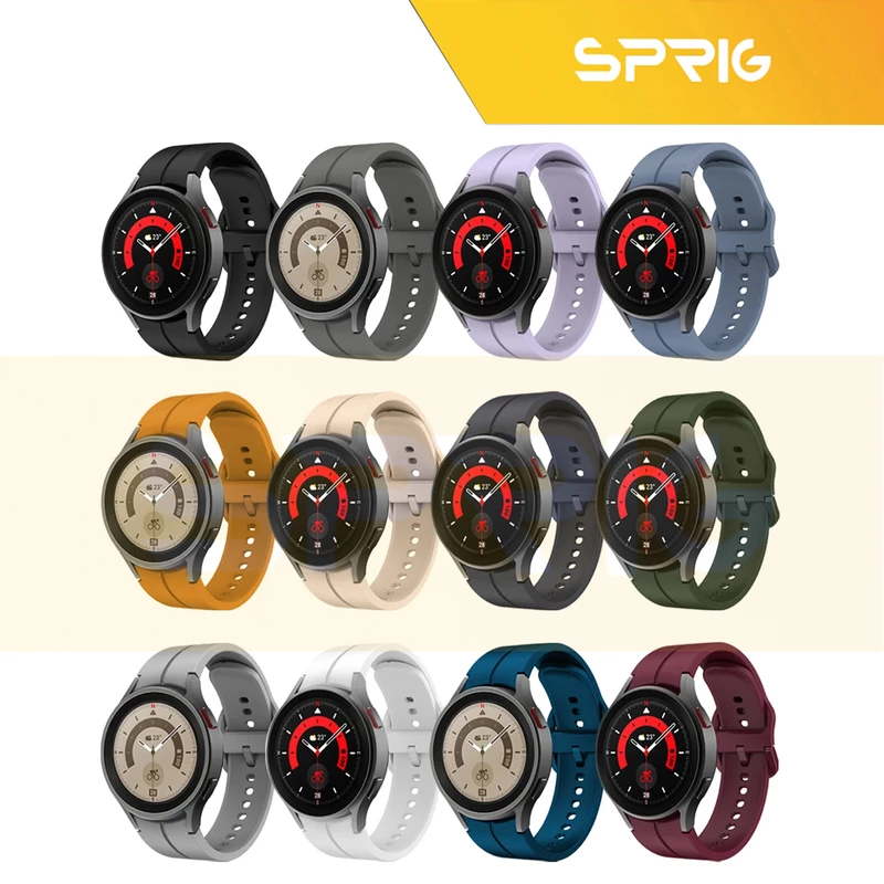 بند اسپریگ مدل Silic ORG مناسب برای ساعت هوشمند سامسونگ Galaxy Watch 6 Classic 47mm
