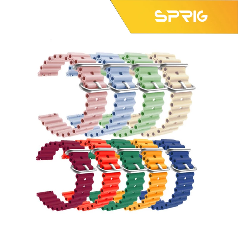 بند اسپریگ مدل Ocean مناسب برای ساعت هوشمند گارمین Vivoactive / Vivomove 3