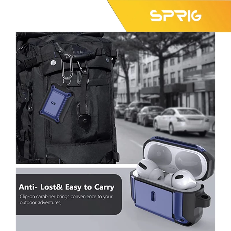 کاور اسپریگ مدل EggShell-SP مناسب برای کیس اپل Airpod Pro / Airpod Pro 2
