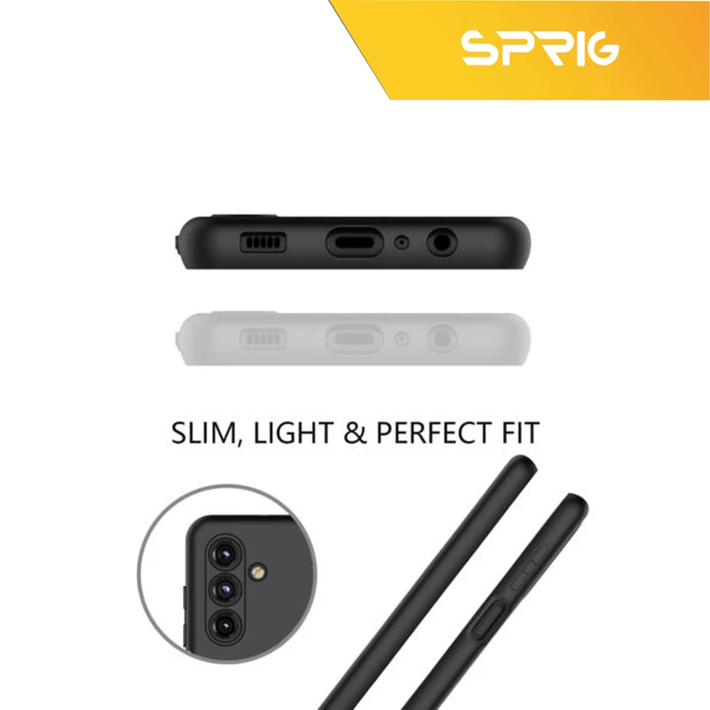 کاور اسپریگ مدل SUPD-Sic مناسب برای گوشی موبایل سامسونگ Galaxy A14 4G / A14 5G به همراه محافظ صفحه نمایش
