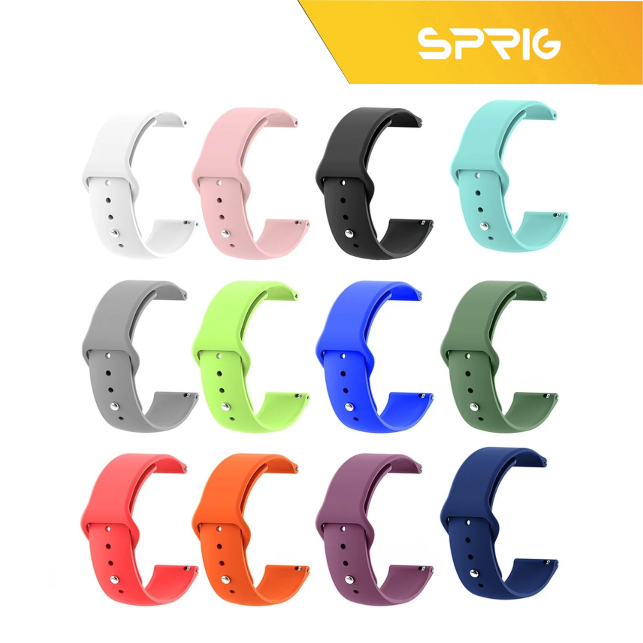 بند اسپریگ مدل Sic-22SP مناسب برای ساعت هوشمند شیائومی QCY GTC