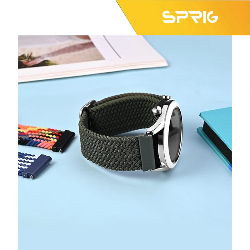 بند اسپریگ مدل Braided Loop Solo مناسب برای ساعت هوشمند سامسونگ Galaxy Watch 6 40mm / watch 6 44mm / Watch 6 Classic 43mm / Watch 6 Classic 47mm