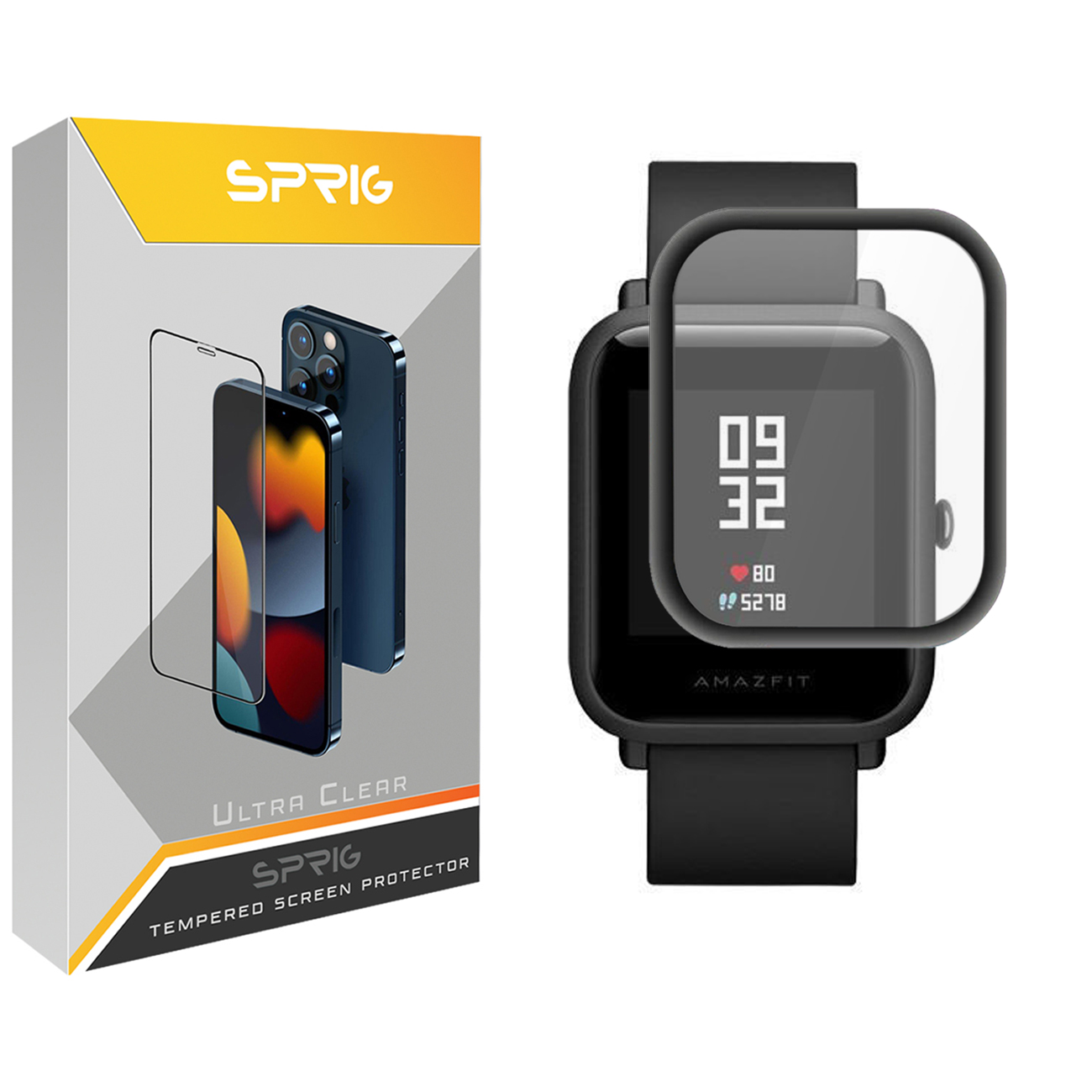 محافظ صفحه نمایش نانو اسپریگ مدل SPG مناسب برای ساعت هوشمند شیائومی امیزفیت Bip Lite