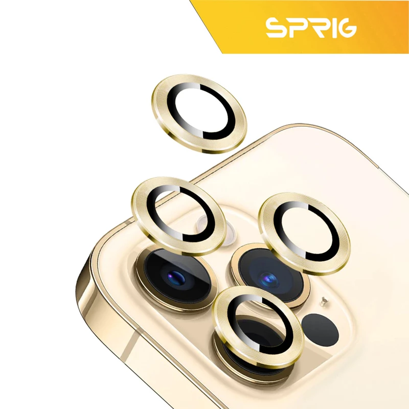 محافظ لنز دوربین رینگی اسپریگ مدل Ring Metal مناسب برای گوشی موبایل اپل Iphone 13 Pro / 13 Pro max