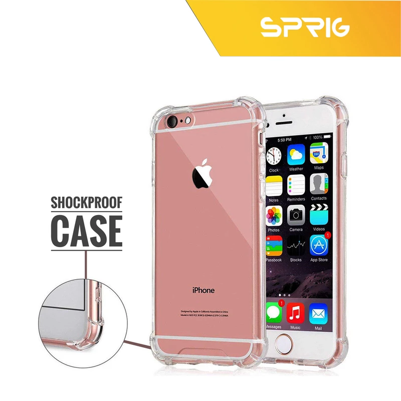 کاور اسپریگ مدل ANTIS-AirbagCL مناسب برای گوشی موبایل اپل Iphone 7 / 8 / Se 2020 / Se 2022 به همراه محافظ صفحه نمایش