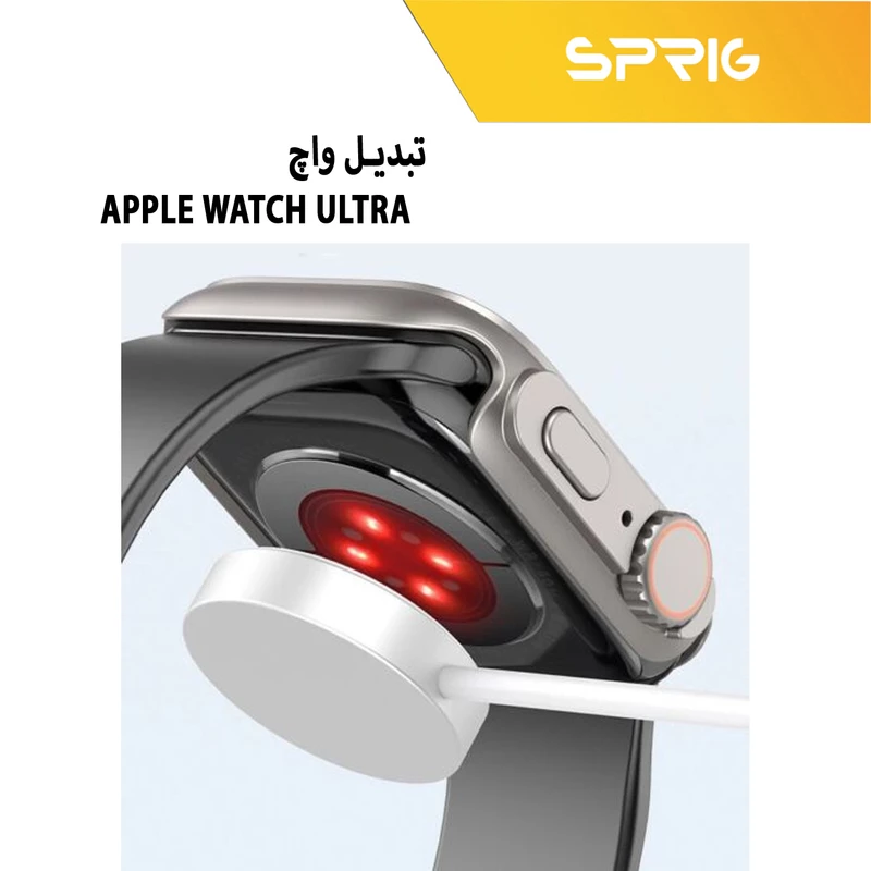 کاور اسپریگ مدل Switch مناسب برای اپل واچ Series SE 2022 Aluminum Case 40mm / SE 2021 Aluminum Case 40mm / Series 5 40mm / Series 6 40mm / Series 4 40mm به همراه محافظ صفحه نمایش