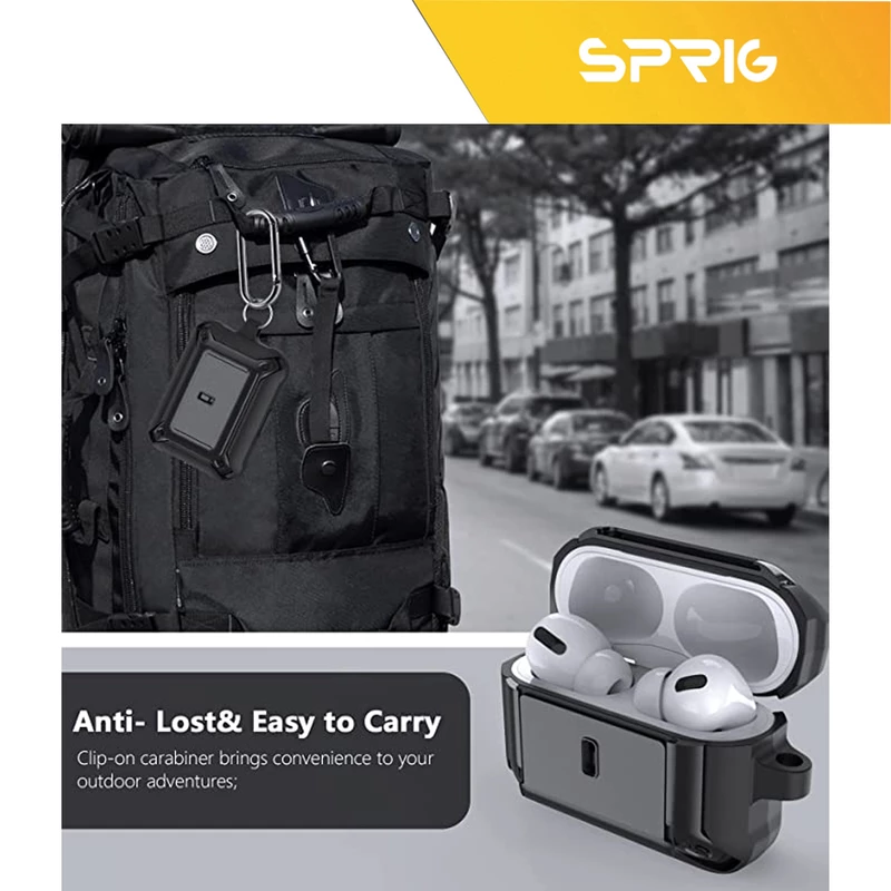 کاور اسپریگ مدل EggShell-SP مناسب برای کیس اپل Airpod Pro / Airpod Pro 2