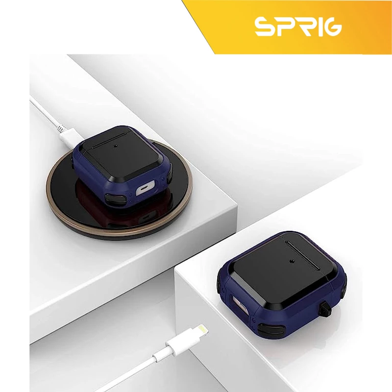 کاور اسپریگ مدل EggShell مناسب برای کیس اپل Airpod 1 / 2