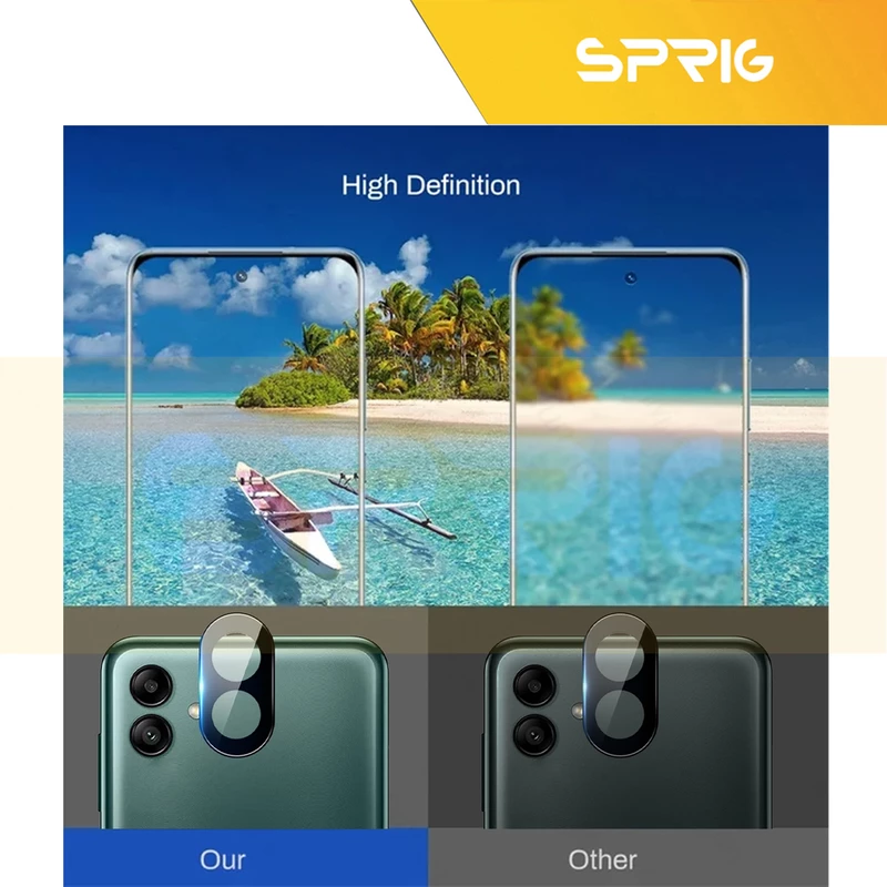 محافظ لنز دوربین اسپریگ مدل 3D-SP مناسب برای گوشی موبایل سامسونگ Galaxy A05