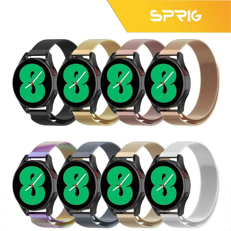 بند اسپریگ مدل Milanese مناسب برای ساعت هوشمند سامسونگ Galaxy Watch 4 44mm