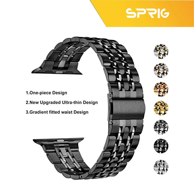 بند اسپریگ مدل RLX مناسب برای اپل واچ Series 7 Aluminum 41mm