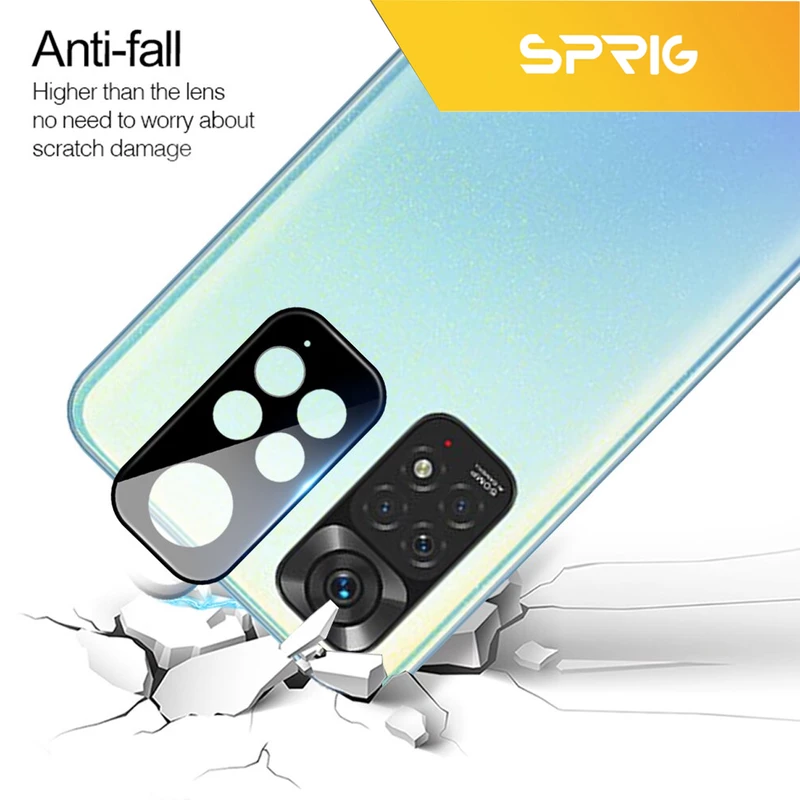 محافظ لنز دوربین اسپریگ مدل 3D-SP مناسب برای گوشی موبایل شیائومی Redmi Note 11 4G
