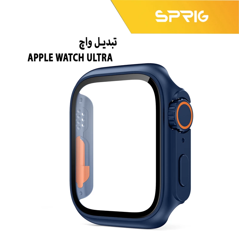 کاور اسپریگ مدل face-off مناسب برای اپل واچ Series 4 44mm / Series 5 44mm / Series 6 44mm  به همراه محافظ صفحه نمایش