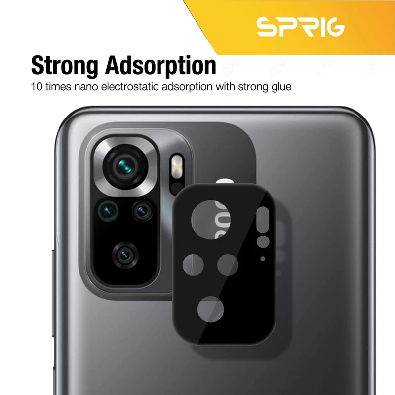 محافظ لنز دوربین اسپریگ مدل 3D SP مناسب برای گوشی موبایل شیائومی Poco M5s