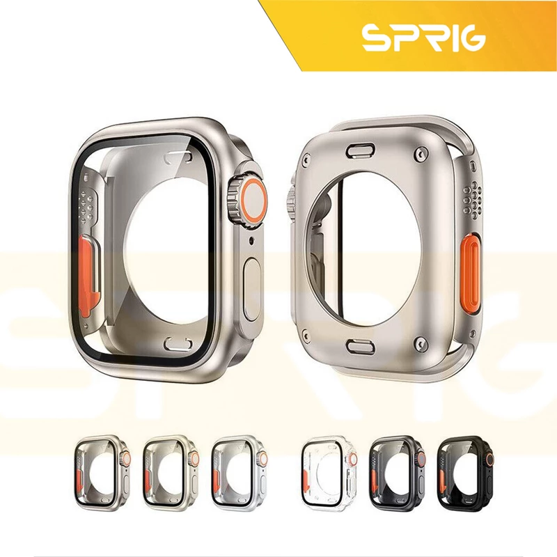 کاور اسپریگ مدل Switch 360 مناسب برای اپل واچ Series 8 Aluminum 45mm / Series 7 Aluminum 45mm به همراه محافظ صفحه نمایش