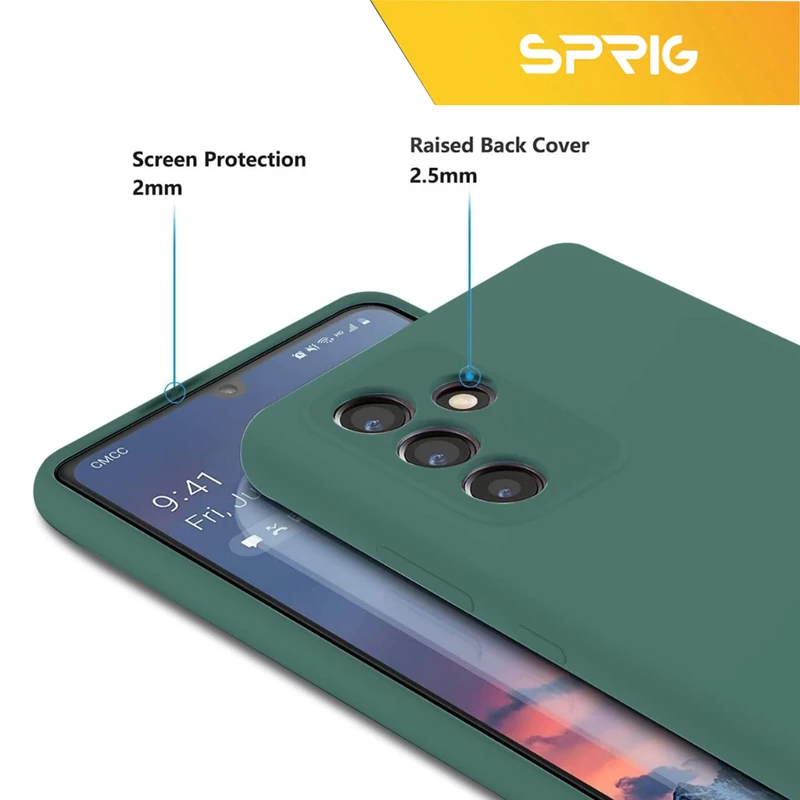 کاور اسپریگ مدل FSic مناسب برای گوشی موبایل سامسونگ Galaxy A04s 4G / A13 5G / M13 4G به همراه محافظ صفحه نمایش