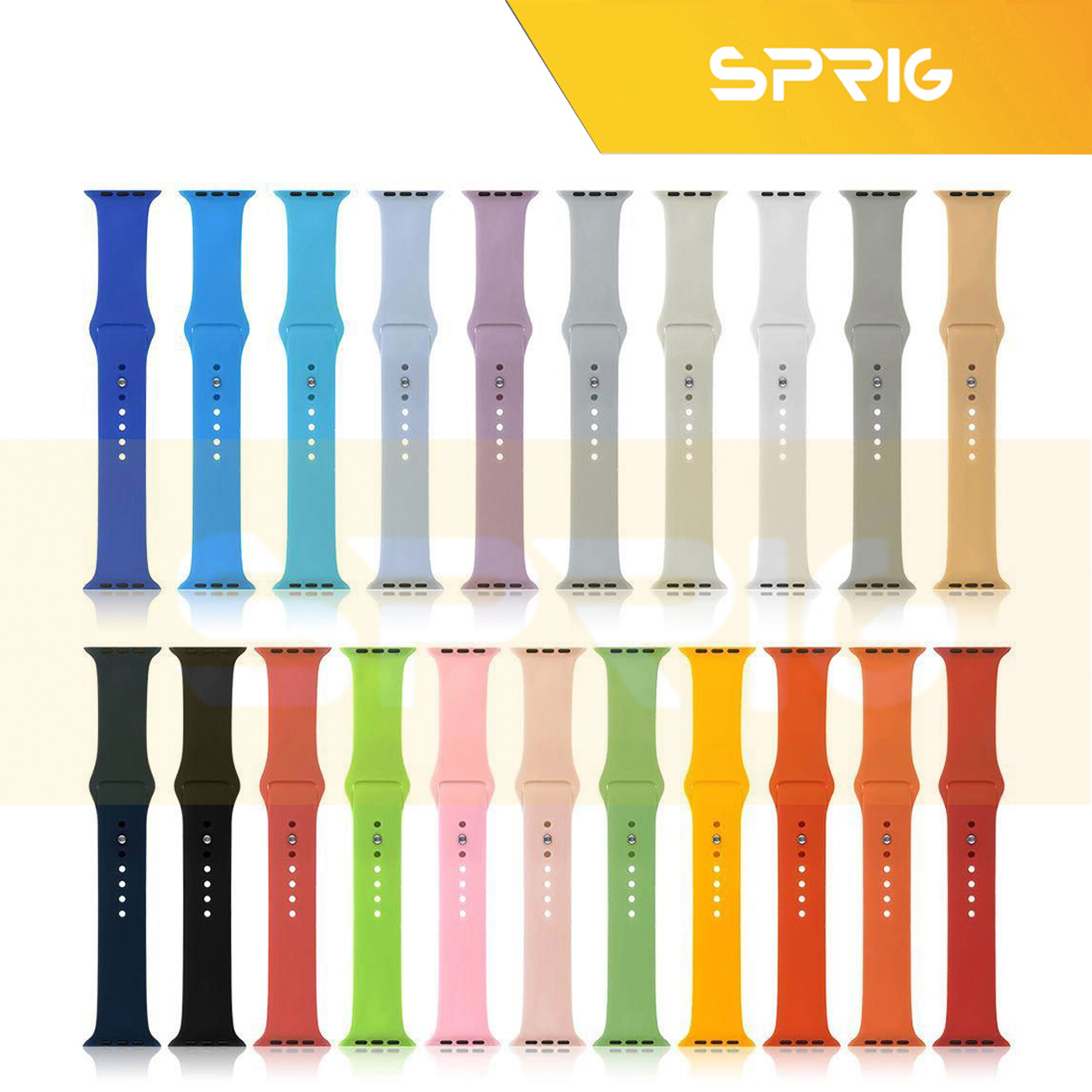 بند اسپریگ مدل Silicone مناسب برای ساعت هوشمند ویرفیت HK8 Pro Max