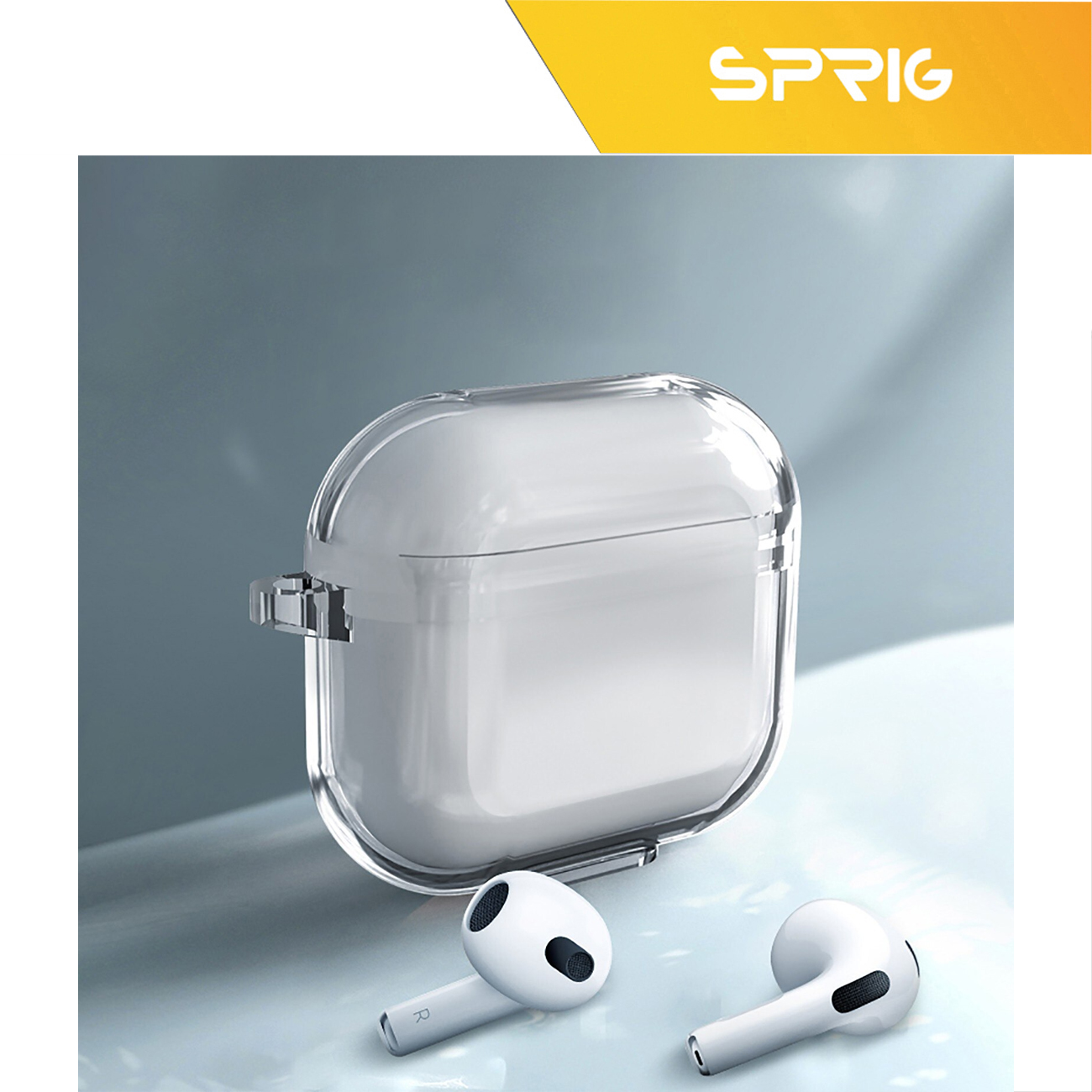 کاور اسپریگ مدل Transparent Guard مناسب برای کیس اپل ایرپاد Airpod Pro