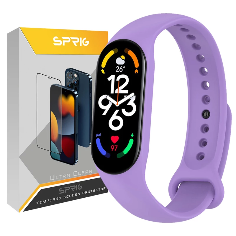 بند اسپریگ مدل Sic مناسب برای ساعت هوشمند شیائومی Mi Band 7