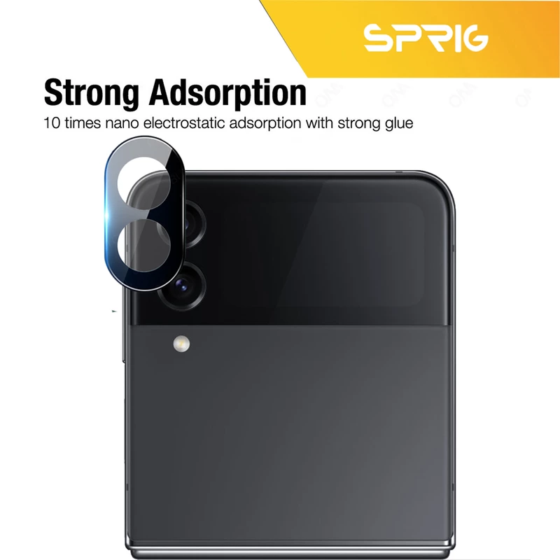 محافظ لنز دوربین اسپریگ مدل 3D SP مناسب برای گوشی موبایل سامسونگ Galaxy Zflip 4