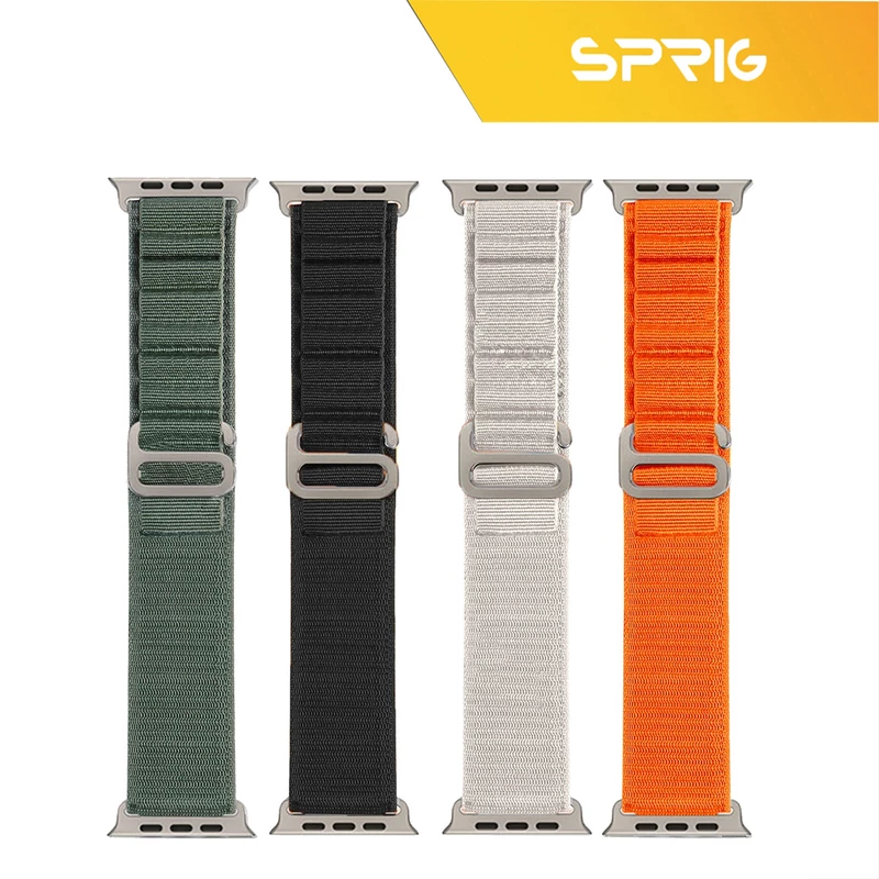 بند اسپریگ مدل َAlpine-Faceoff مناسب برای اپل واچ Series 4 44mm / Series 5 44mm / Series 6 44mm به همراه کاور