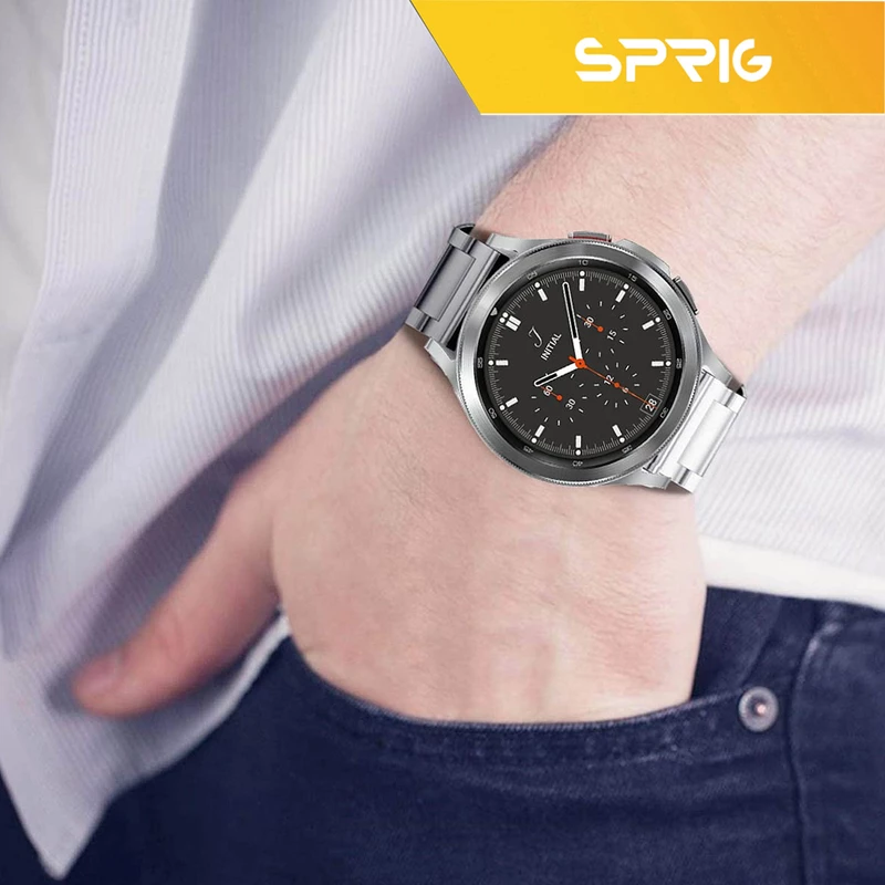 بند اسپریگ مدل 3Bid Lux مناسب برای ساعت هوشمند سامسونگ Galaxy Watch 5 40mm / Watch 5 44mm / Watch 5 pro 45mm