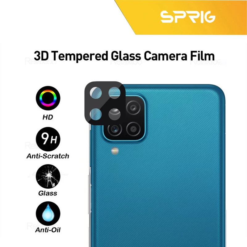 محافظ لنز دوربین اسپریگ مدل 3D-SP مناسب برای گوشی موبایل سامسونگ Galaxy A12