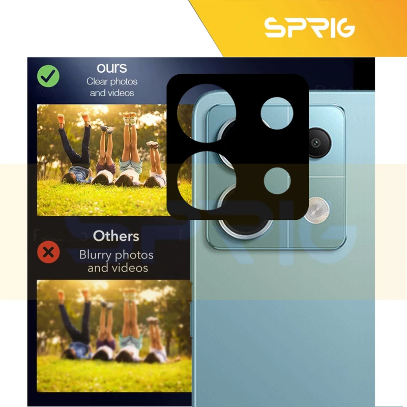 محافظ لنز دوربین اسپریگ مدل 3D-SP مناسب برای گوشی موبایل شیائومی Poco X6