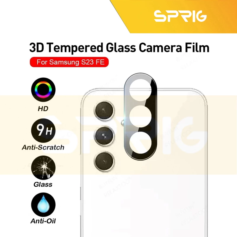 محافظ لنز دوربین اسپریگ مدل 3D-SP مناسب برای گوشی موبایل سامسونگ Galaxy S23 FE