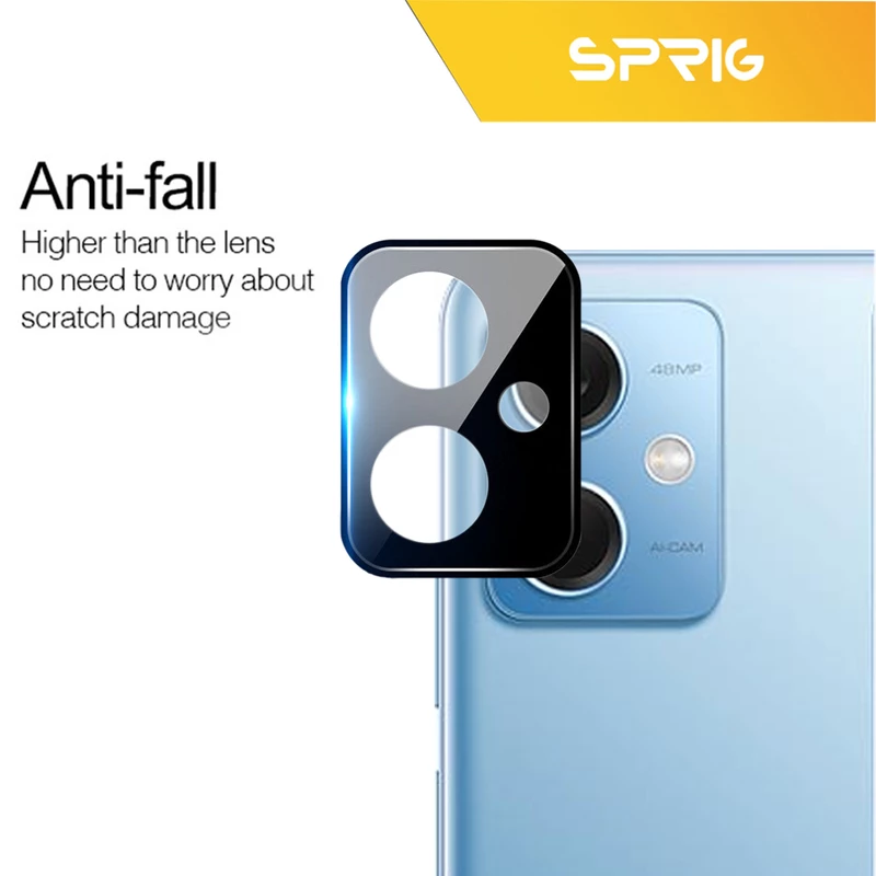 محافظ لنز دوربین اسپریگ مدل 3D-SP مناسب برای گوشی موبایل شیائومی Redmi Note 12 5G