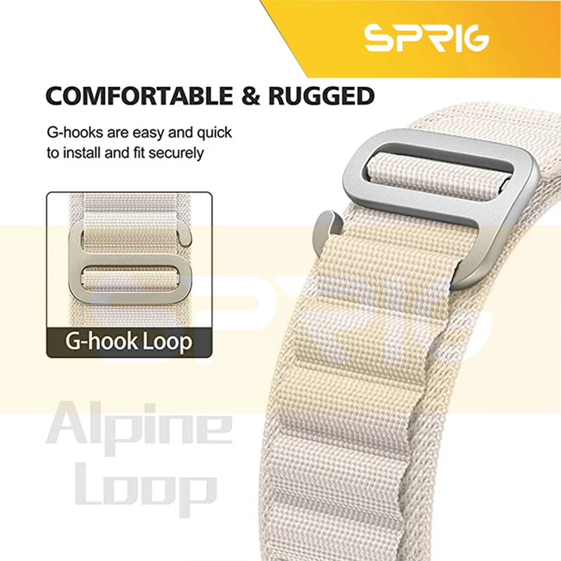 بند اسپریگ مدل Loop Alpine TW مناسب برای ساعت هوشمند جوی روم JR-FC1 Classic