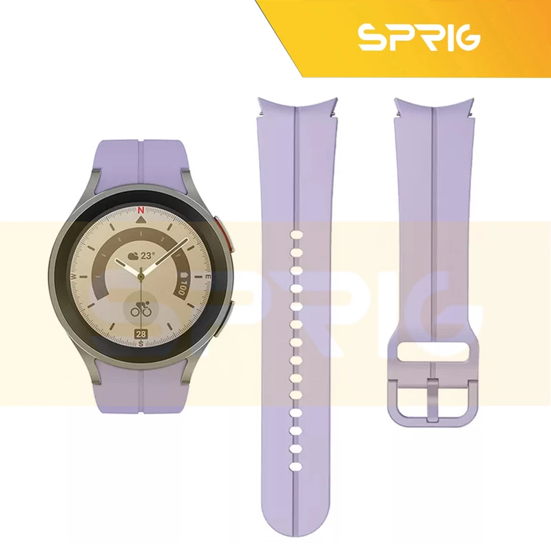بند اسپریگ مدل Silic ORG مناسب برای ساعت هوشمند سامسونگ Galaxy Watch 4 40mm / Watch 4 44mm / Watch 4 Classic 42mm / Watch 4 Classic 46mm