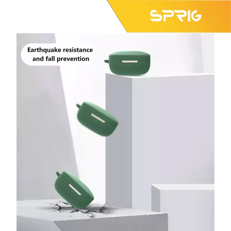 کاور اسپریگ مدل Silicon-SPG مناسب برای کیس هدفون بی سیم کیو سی وای Melobuds ANC