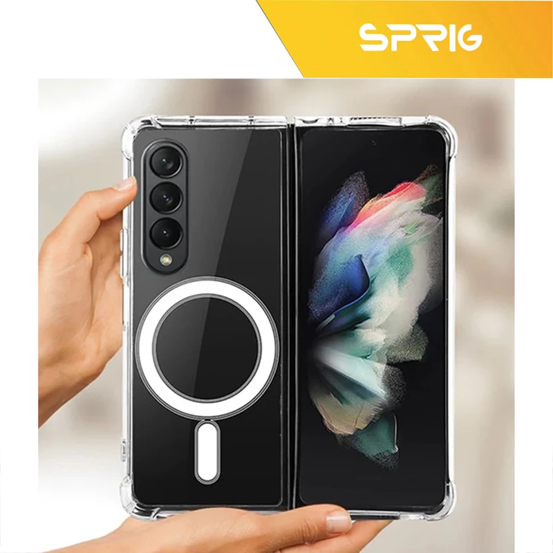 کاور اسپریگ مدل Clear Magsafe مناسب برای گوشی موبایل سامسونگ Galaxy Z Fold 4