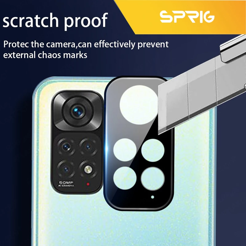 محافظ لنز دوربین اسپریگ مدل 3D-SP مناسب برای گوشی موبایل شیائومی Redmi Note 11 4G