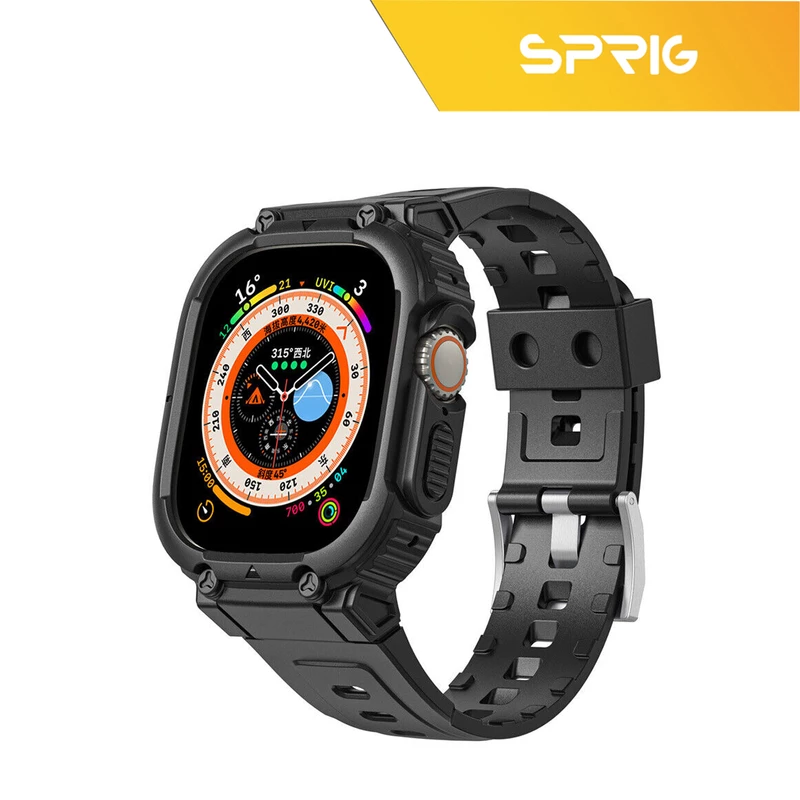 بند اسپریگ مدل Armor G-Shock مناسب برای اپل واچ Ultra 49 میلیمتری