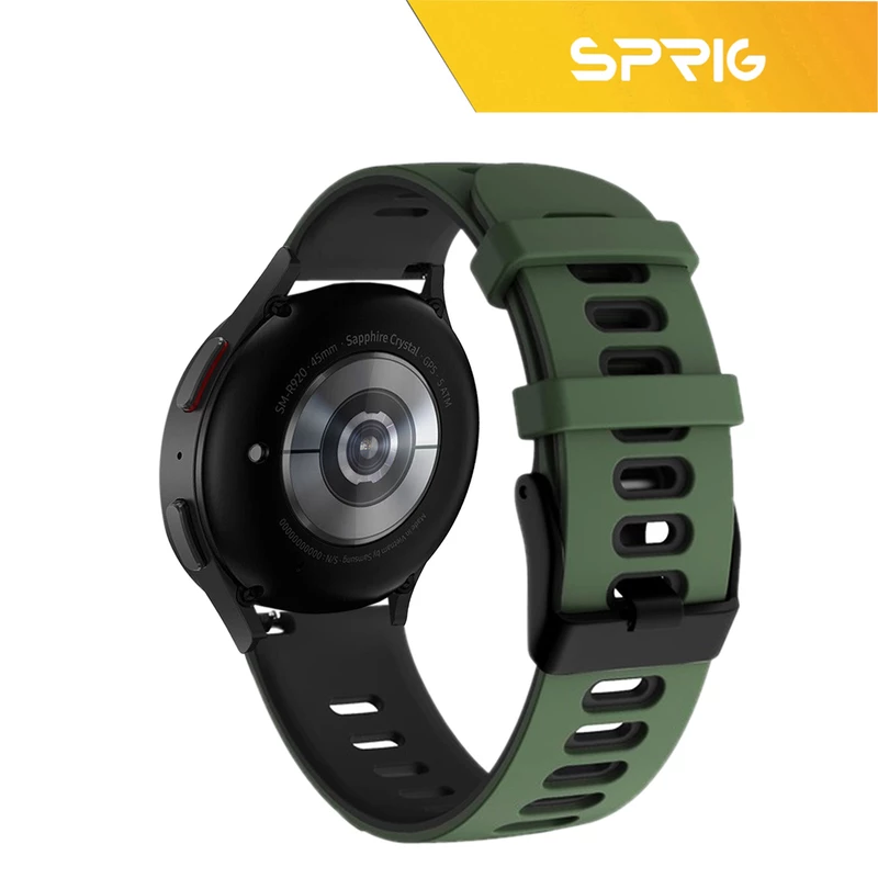 بند اسپریگ مدل Dual color Hike مناسب برای ساعت هوشمند شیائومی Mibro Lite