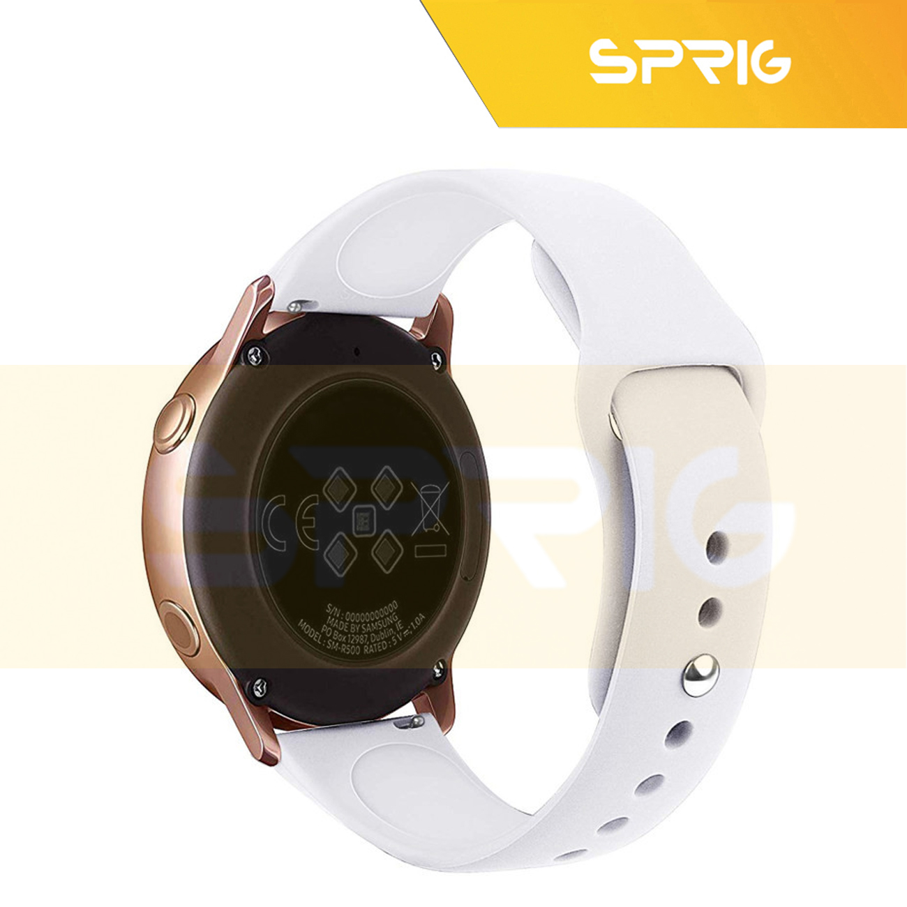بند اسپریگ مدل SIC مناسب برای ساعت هوشمند سامسونگ Galaxy Watch Active 40mm / Active 2 40mm / Active 2 44mm