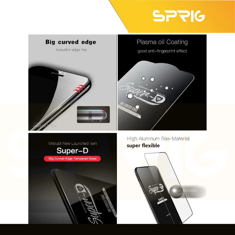 کاور اسپریگ مدل SuperD-Clear مناسب برای گوشی موبایل اپل iPhone 13 Pro به همراه محافظ صفحه نمایش