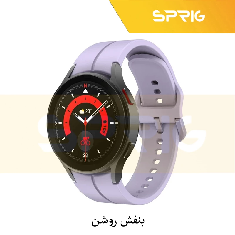 بند اسپریگ مدل Silic ORG مناسب برای ساعت هوشمند سامسونگ Galaxy Watch 4 40mm / Watch 5 40mm