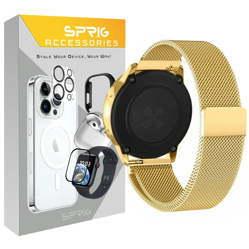 بند اسپریگ مدل Milanese مناسب برای ساعت هوشمند سامسونگ Galaxy Watch 4 Classic 42mm / Watch 4 Classic 46mm