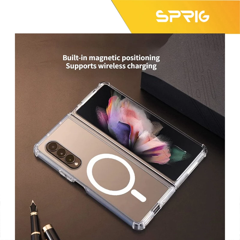 کاور اسپریگ مدل Clear Magsafe مناسب برای گوشی موبایل سامسونگ Galaxy Z Fold 4