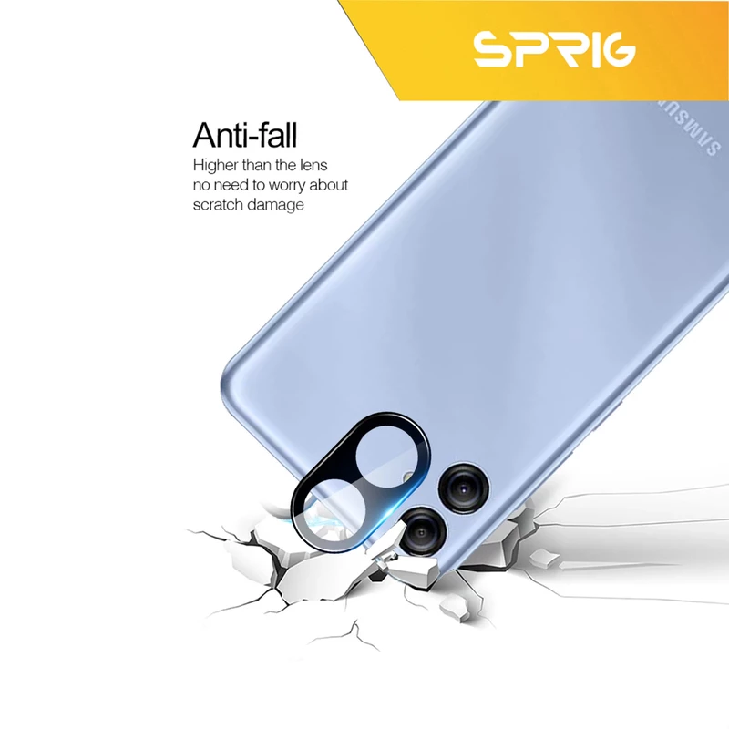 محافظ لنز دوربین اسپریگ مدل 3D-FU مناسب برای گوشی موبایل سامسونگ Galaxy A04 / A04e / F04 / M04 به همراه محافظ صفحه نمایش