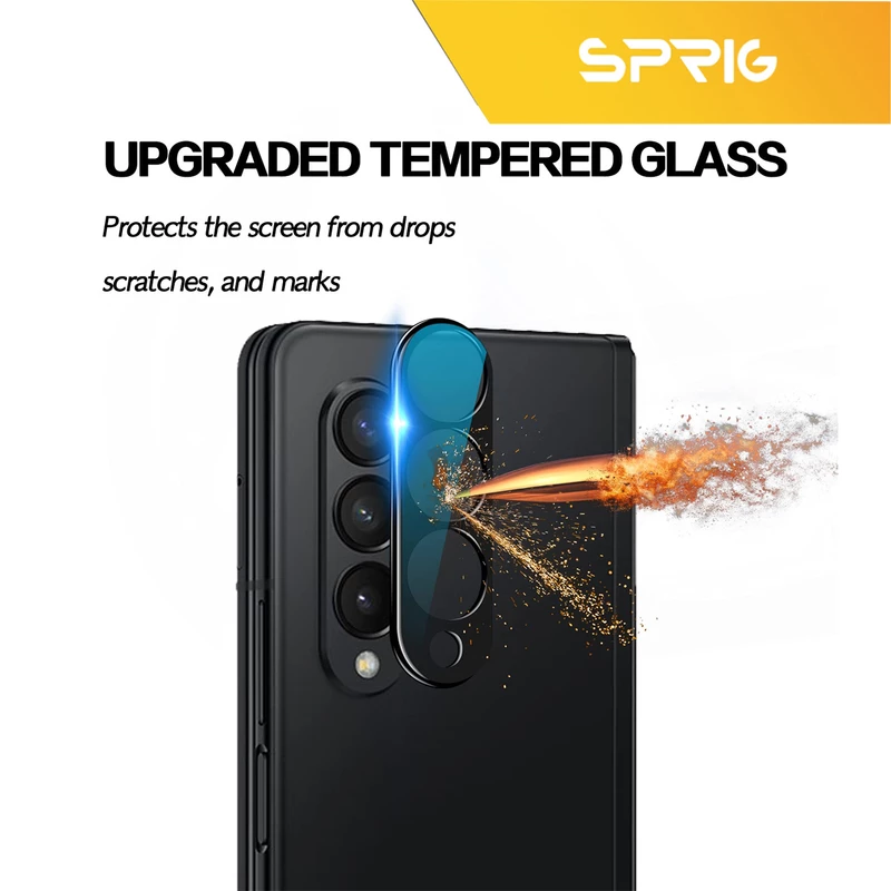 محافظ لنز دوربین اسپریگ مدل 3D-SP مناسب برای گوشی موبایل سامسونگ Galaxy Z Fold 3
