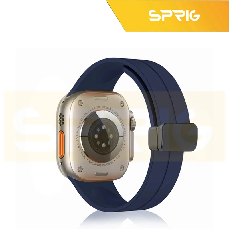 بند اسپریگ مدل Magnetic Silicon مناسب برای ساعت هوشمند هاینو تکو T89 Ultra / T99 Ultra Max