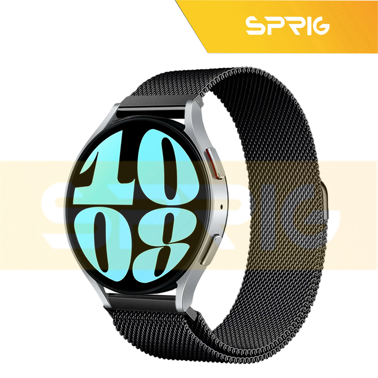 بند اسپریگ مدل Milanese مناسب برای ساعت هوشمند سامسونگ Galaxy Watch 6 40mm / watch 6 44mm / Watch 6 Classic 43mm / Watch 6 Classic 47mm