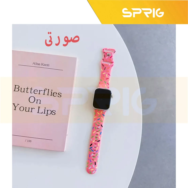 بند اسپریگ مدل Pride مناسب برای اپل واچ 42 / 44 / 45 / 49 میلی متر