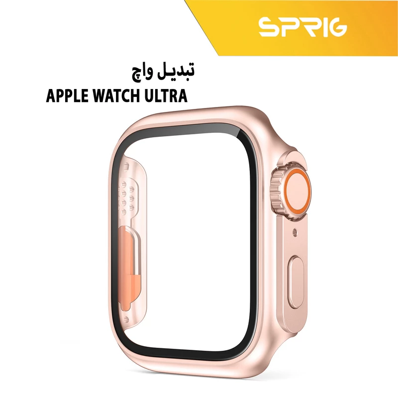 کاور اسپریگ مدل face-off مناسب برای اپل واچ Series 4 44mm / Series 5 44mm / Series 6 44mm  به همراه محافظ صفحه نمایش