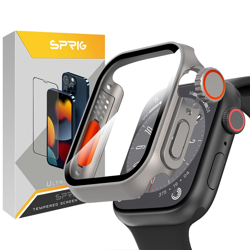 کاور اسپریگ مدل Switch مناسب برای اپل واچ Series 4 44mm / Series 5 44mm / Series 6 44mm  به همراه محافظ صفحه نمایش